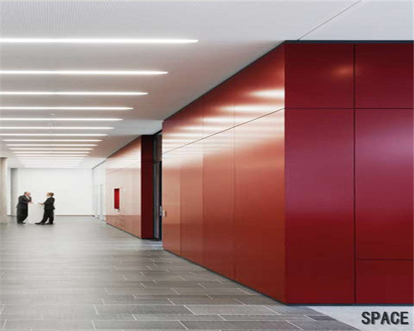 广元挂板隔断墙，金属挂板隔断